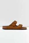 Birkenstock Arizona Soft Footbed Sandal In Brass