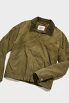 Bdg Washed Cotton Work Jacket In Olive