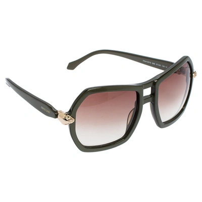 Pre-owned Roberto Cavalli Green/ Brown Gradient Nihal 927s  display picture 1