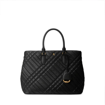 特価！ Ralph Lauren 最新 Marcy Plaid Quilted Large Satchel Plaid Quilted Large Marcy Satchel