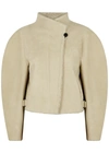 ISABEL MARANT ACACINA SAND SHEARLING JACKET,4127364