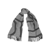 Totême Monogram-jacquard Wool-cashmere Scarf In Grey
