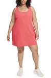 Nike Women's Bliss Luxe Training Dress (plus Size) In Orange