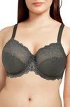 Chantelle Lingerie Rive Gauche Full Coverage Underwire Bra In Shadow / Waves-mx