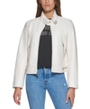 Levi's Faux-leather Moto Racer Jacket In Oyster