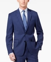 Calvin Klein Men's Skinny-fit Extra Slim Infinite Stretch Suit Jacket In Blue
