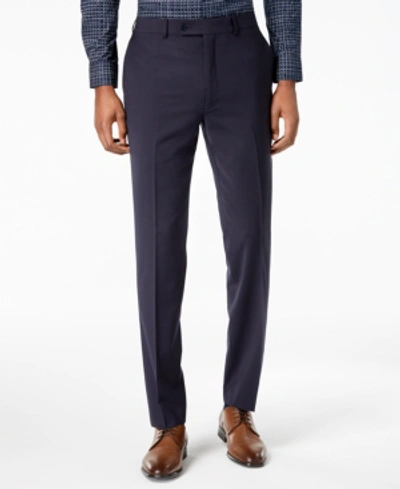 Calvin Klein Men's Skinny-fit Infinite Stretch Suit Pants In Sky Captain