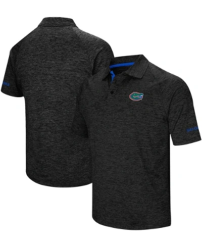 Colosseum Men's Heather Black Florida Gators Down Swing Polo Shirt