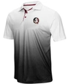 Colosseum Men's Heather Gray Florida State Seminoles Magic Team Logo Polo Shirt In Heather Gray
