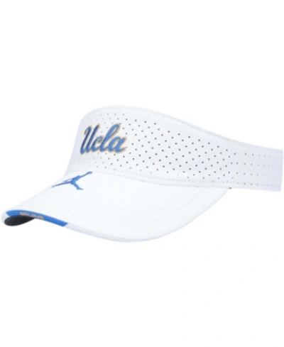 Jordan Men's White Ucla Bruins 2021 Sideline Performance Visor