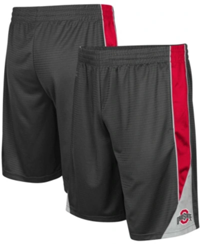 Colosseum Men's Charcoal Ohio State Buckeyes Team Turnover Shorts