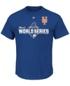 Majestic Men's New York Mets World Series Participant T-shirt In Royalblue
