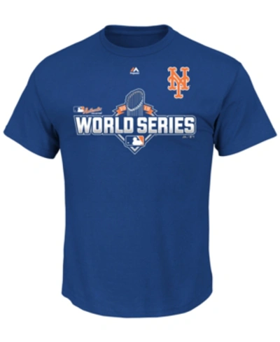 Majestic Men's New York Mets World Series Participant T-shirt In Royalblue