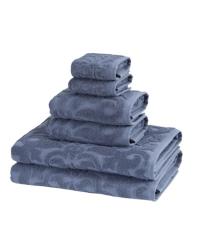 Ozan Premium Home Patchouli 6-pc. Set Bedding In Dusty Blue