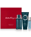 FERRAGAMO MEN'S 3-PC. FERRAGAMO INTENSE LEATHER EAU DE PARFUM GIFT SET