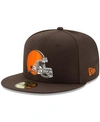 NEW ERA MEN'S CLEVELAND BROWNS OMAHA 59FIFTY FITTED CAP