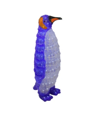 Northlight Lighted Commercial Grade Acrylic Penguin Christmas Display Decoration In White