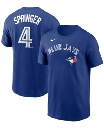 Nike Toronto Blue Jays Fuse Wordmark  Men's Mlb T-shirt In Royal