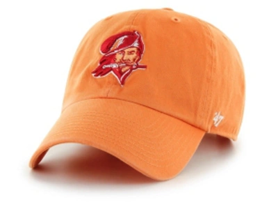 47 Brand Men's Tampa Bay Buccaneers Clean Up Legacy Adjustable Cap In Lightorange
