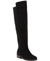 Lucky Brand Womens Bonnay Knee High Block Heel Boots Regular Wide Extra Wide Calf In Black