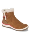 Baretraps Women's Kalina Water-resistant Cold Weather Bootie In Cognac Suede