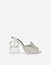 Dolce & Gabbana Dg-heel Gemstone-embellished Mules In Multicolor