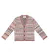 Paade Mode Wool-blend Cardigan In White