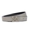 OFF-WHITE ARROWS 25 LEATHER BELT,P00585545