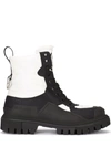 DOLCE & GABBANA LACE-UP ANKLE BOOTS
