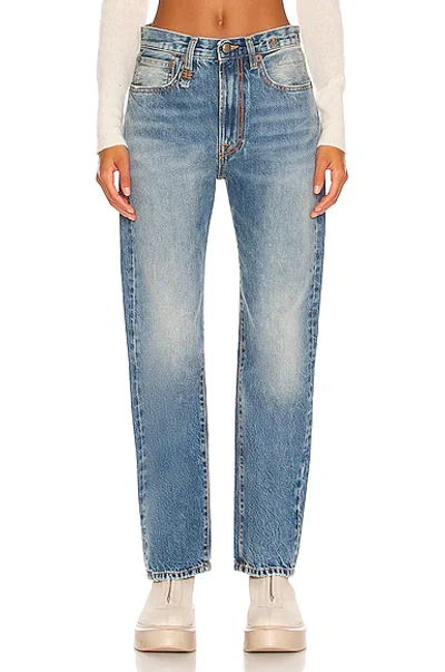 R13 Courtney Cropped Slim-leg Faded Jeans In Jasper