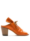 MATRI TIE LEATHER PUMPS