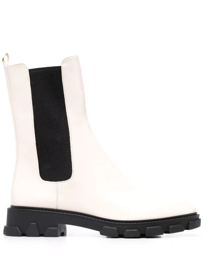 Michael Michael Kors Elasticated Side-panel Boots In Weiss