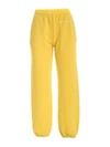Marc Jacobs Jogging Pants With Embroidered Logo In Yellow