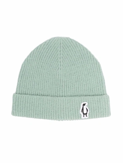 Gosoaky Logo Embroidered Beanie Hat In 绿色
