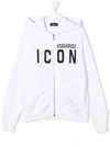 DSQUARED2 ICON-PRINT HOODIE