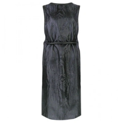 Pre-owned Christopher Kane Silk Mid-length Dress In Blue