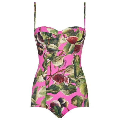 Pre-owned Dolce & Gabbana One-piece Swimsuit In Multicolour