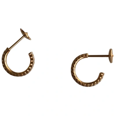 Pre-owned Cartier Pink Gold Earrings