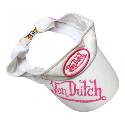 Pre-owned Von Dutch Cap In White