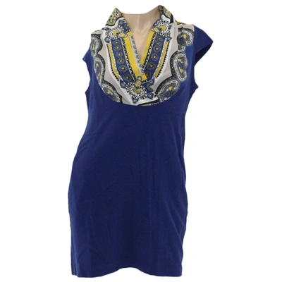 Pre-owned Moschino Mid-length Dress In Blue