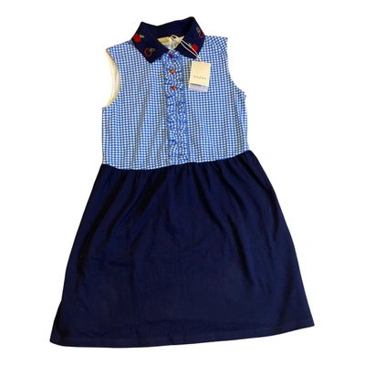Pre-owned Gucci Kids' Dress In Blue