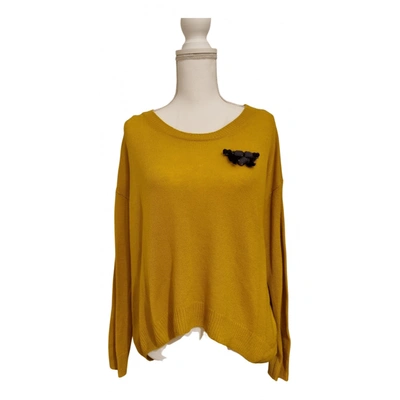 Pre-owned Lorena Antoniazzi Cashmere Jumper In Yellow
