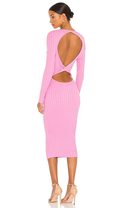 More To Come Laura Open Back Dress In Pink