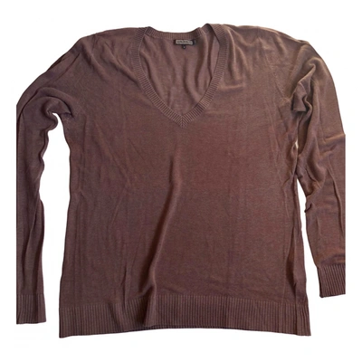 Pre-owned Maliparmi T-shirt In Brown