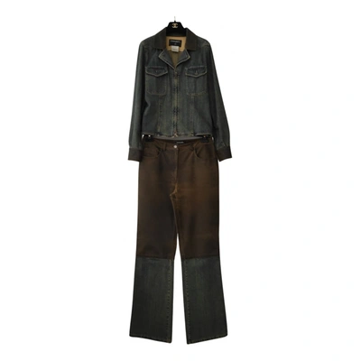 Pre-owned Chanel Trousers In Brown