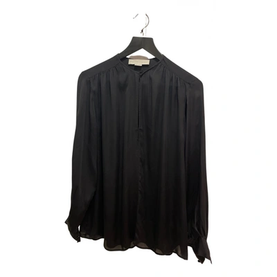 Pre-owned Stella Mccartney Silk Blouse In Black