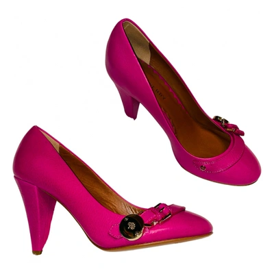 Pre-owned Mulberry Leather Heels In Pink