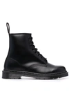 DR. MARTENS' MONO SMOOTH-LEATHER ANKLE BOOTS