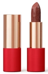 La Perla Refillable Matte Silk Lipstick In Terracotta Red