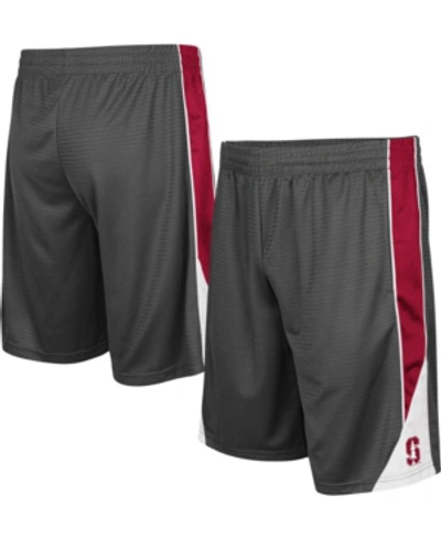 Colosseum Men's Charcoal Stanford Cardinal Turnover Shorts